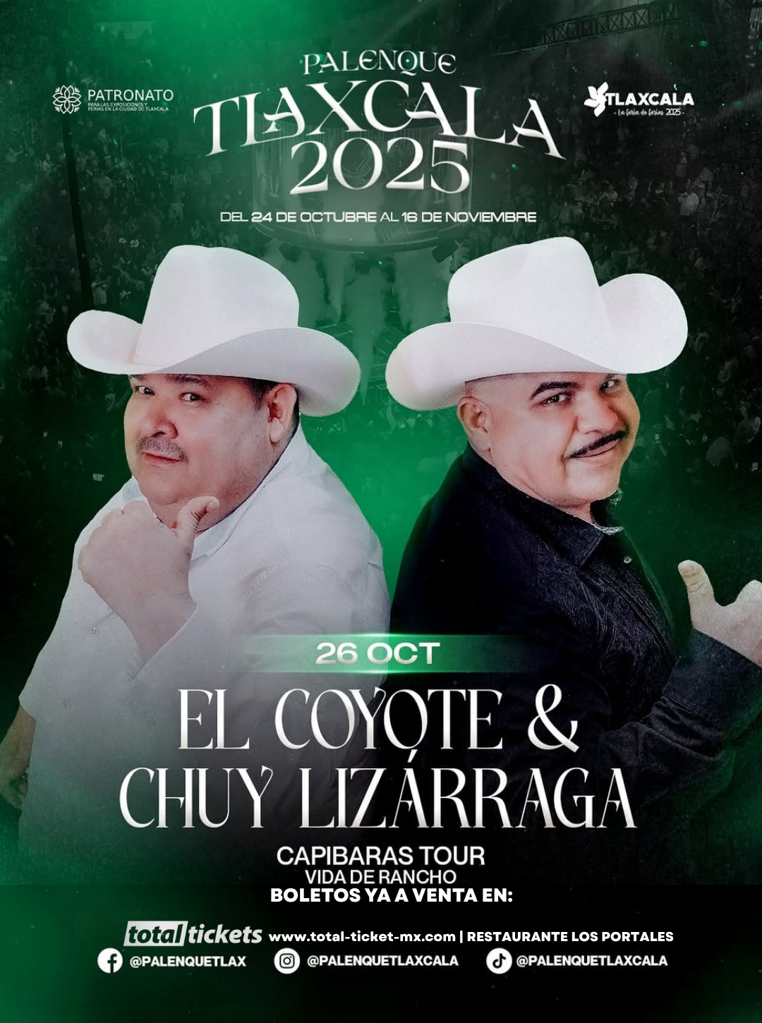 El Coyote & Chuy Lizárraga – 26 de octubre de 2025